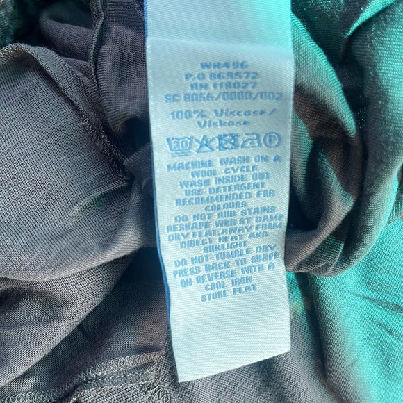 BODEN Gray Printed Seville Midi Dress Size 12 - Picture 4 of 5